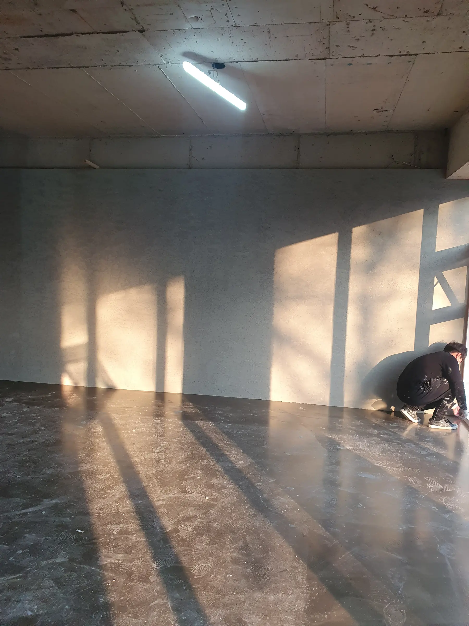 마감 전 비어 있던 기존 35평 공간